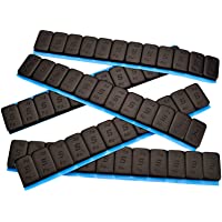 7 Contrapesos Negro 12x5g Pesos Adhesivos Pesos 60 G con Rebordes Cincado &amp- Plastificado 0-42KG Negro 5gx12